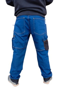 РАБОЧИЕ БРЮКИ STALCO, ДЖИНСЫ ДЛИНОЙ ПО ТАЛИИ, ДЖИНСЫ CORDURA, 3М, МОЛНИЯ YKK, РАЗМЕР. М В2