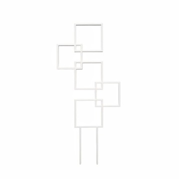 PODPÓRKA DO KWIATÓW DRABINKA PERGOLA BIAŁA 27cm