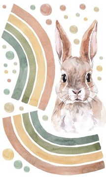 Naklejki FRIENDS RABBIT dla dzieci Las Królik