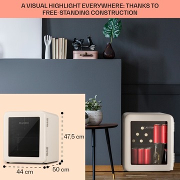 ХОЛОДИЛЬНИК ДЛЯ НАПИТКОВ, ОХЛАЖДАЮЩИЙ ДИСПЛЕЙ Klarstein PopLife 48