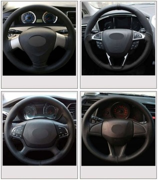 ЧЕХОЛ РУЛЕВОГО КОЛЕСА ИЗ ЦЕЛОГО куска кожи. Материал Противоскользящий.