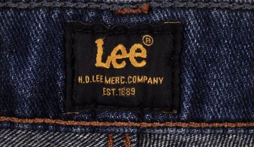 LEE spodnie SLIM straight jeans blue ELLY W30 L33