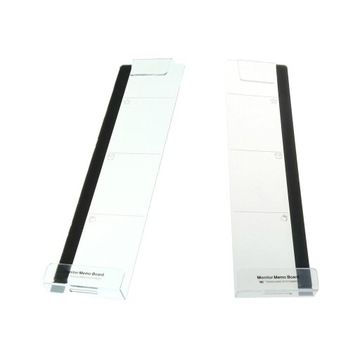 Przezroczysta tablica na notatki do monitora komputerowego, uchwyt na