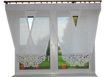Firana panel ekranowy V-ka ażur 110 x 120 cm