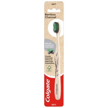 COLGATE Szczoteczka do zębów Bamboo Charcoal- Soft