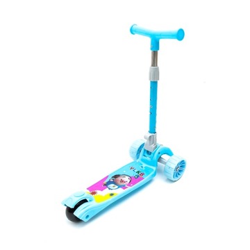 ТРЕХКОЛЕСНЫЙ БАЛАНСИРОВАННЫЙ СКУТЕР, 3 КОЛЕСА, СВЕТОДИОДНЫЙ, СКЛАДНОЙ