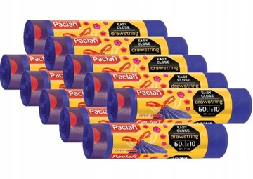 Paclan worki na śmieci zapachowe 60L 10szt