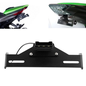 УНИВЕРСАЛЬНЫЙ ДЕРЖАТЕЛЬ НОМЕРНОГО ЗНАКА ПОДСВЕТКА МОТОЦИКЛ