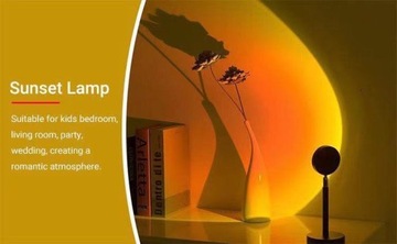 СВЕТОДИОДНАЯ НОЧНАЯ ЛАМПА SUNSET SUNSET 4 РАЗНЫХ ЦВЕТА И ВАРИАНТОВ USB