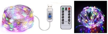 LINKA LED KURTYNA ŚWIETLNA USB MULTIKOLOR 2m