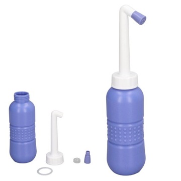PRZENOŚNY BIDET BIDETOWY 500ML RĘCZNY OPRYSKIWAC