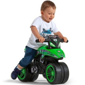 FALK Racing Ride-On, зеленый, для детей от 2 лет, с широкими колесами