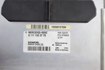 JEDNOTKA ŘÍZENÍ MERCEDES SLK A1111533779