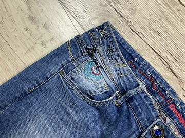 DESIGUAL Spodnie Damskie Jeans IDEAŁ 30 / W30 L32