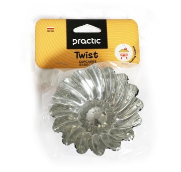 Foremki na babeczki muffinki metalowe wytrzymałe Twist 96 mm 2szt