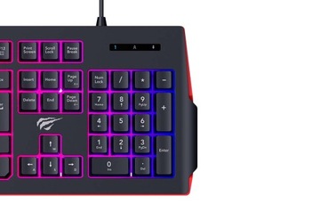 Klawiatura Gamingowa Havit Kb866l Membranowa Przewodowa Rgb 1.4m