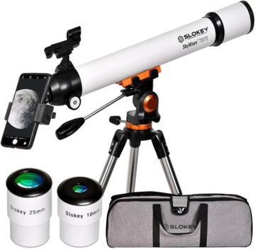 TELESKOP ASTRONOMICZNY SLOKEY SKYWAYS 70070 28x 210x OGNISKOWA 700 MM