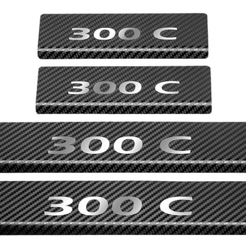 CHRYSLER 300C MK2 LIŠTA PRAHU 300 C 304 ZAKONČENÉ CARBON SE OCELI NIER