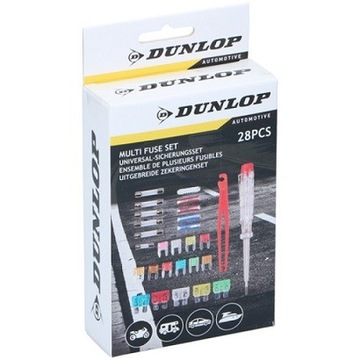 Zestaw Bezpieczników + Próbnik 28 Elementów DUNLOP