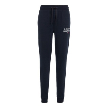 TOMMY HILFIGER SPODNIE MĘSKIE DRESOWE TRACK PANT HWK GRANATOWE r.M