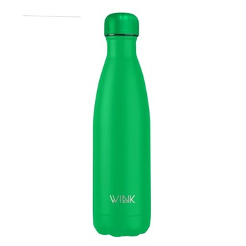 WINK Bottle, Butelka termiczna GREEN, bez BPA, 500 ml