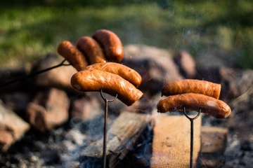 Вилки, палочки для запекания колбасок, костра, 125 см.