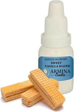 ZAPACH DO ŚWIEC PARAFINY WAFELEK WANILIOWY 10ML