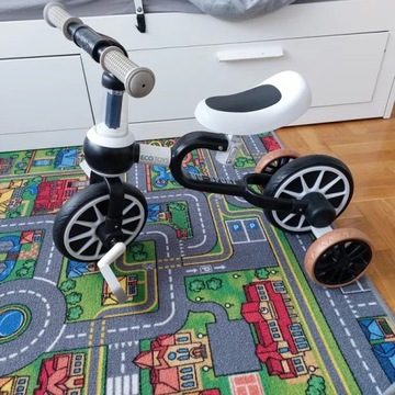 ROWEREK BIEGOWY DLA CHŁOPCA DZIECKA 4w1 Z PEDAŁAMI KÓŁKA BOCZNE NAUKA JAZDY