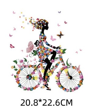 NAKLEJKA APLIKACJA NAPRASOWANKA dziewczyna2