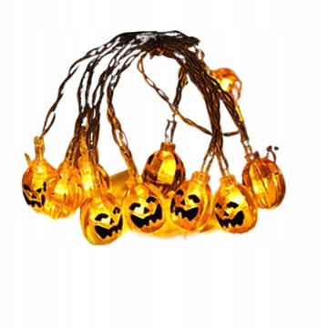 HALLOWEEN ŚWIECĄCY OZDOBA 10 LED LAMPA