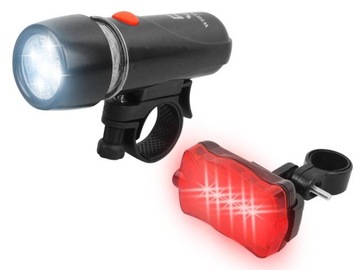 ZESTAW ŚWIATEŁ LAMP ROWEROWYCH DO ROWERU LxLL114