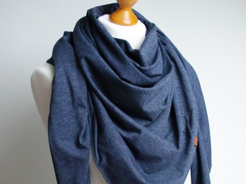 Большой хлопковый шарф