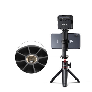Ulanzi ST-17 Поворотный на 360 градусов держатель адаптера для телефона, смартфона и штатива 1/4
