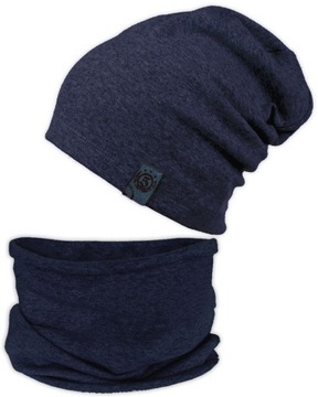 Komplet wiosna jesień CZAPKA + TUBA komin r. M