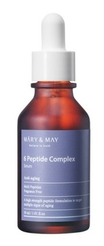 MARY & MAY 6 Peptide Complex Сыворотка для лица с пептидами от морщин 30мл
