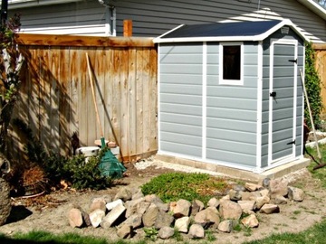 Сарай для садового инструмента Grey Keter Manor 4x6