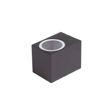 Oprawa elewacyjna ECOLIGHT OE-6 Czarna 1xGU10