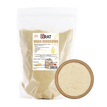 MĄKA KOKOSOWA 1kg Z kokosów naturalna jakość