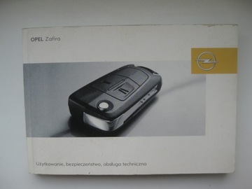 OPEL ZAFIRA B 2005-2008 Руководство по эксплуатации польское оригинал 08/2005