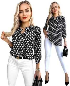 Elegancka BLUZKA DAMSKA kobieca stylowa luźna wygodna PLUS SIZE