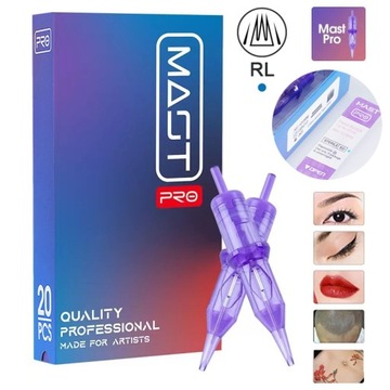 КАРТРИДЖ МАСТ ПРО 1RL | 0,30 мм | ЛТ | 1 шт. | игла для татуировки и ПМУ