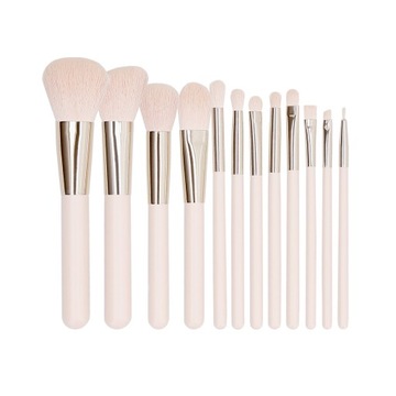 PĘDZLE DO MAKIJAŻU ZESTAW ROSE GOLD