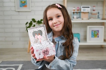 ДЕКОРАТИВНАЯ КОРОБКА КОРОБКА ДЛЯ БАЛЕТНОГО ПЛАТЬЯ МУЗЫКАЛЬНАЯ КОРОБКА ADAMTOYS ДЕКОРАТИВНАЯ ИГРУШКА