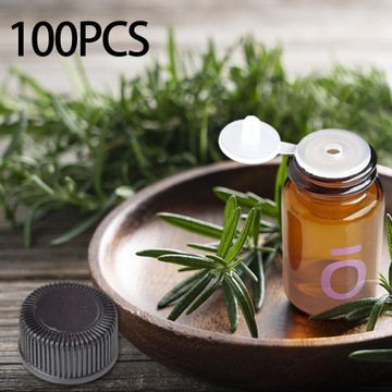 100 бутылочек эфирного масла по 2 мл с откидной крышкой
