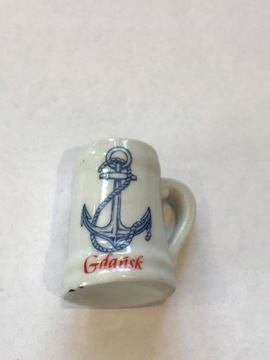 MAGNES MAGNEZ LODÓWKĘ GDAŃSK KOTWICA KUFEL PORCELA