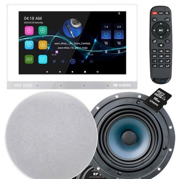 P2 AUDIO RADIO INTERNETOWE PODTYNKOWE Z BLUETOOTH SD + 2 GŁOŚNIKI 50W