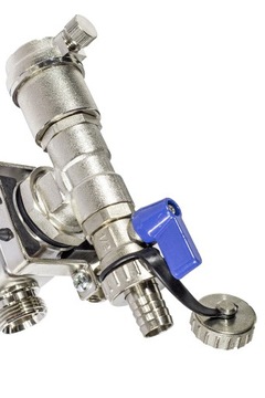 ROZDZIELACZ GOSHE INOX R-8 Z PRZEPŁYWOMIERZAMI