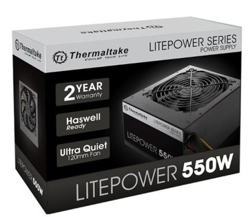 Litepower II Black 550W (Active PFC, 2xPEG, 120mm,