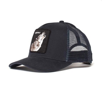 Czapka Goorin Bros Lone Wolf Trucker granat wilk