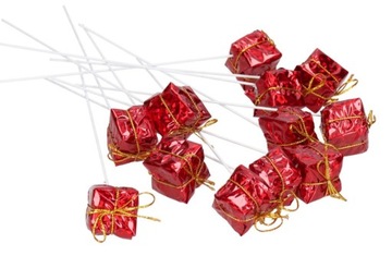 PREZENCIKI NA DRUCIKU 12SZT OZDOBA STROIK